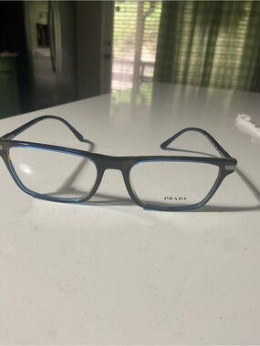 Prada Black Frames with Blue Inner Rim  brand new without tags